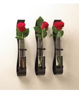 Billow Contemporary Black Wall Vase Sconces Set of 3 - $792.99 MXN