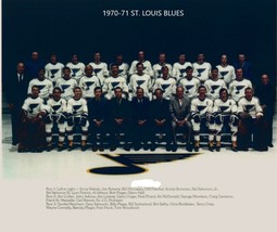 1970-71 ST. LOUIS BLUES TEAM 8X10 PHOTO HOCKEY PICTURE NHL - $4.94