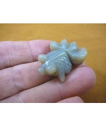 (Y-FIS-GO-564) tan gray Goldfish Moore GEM gemstone carving cute aquariu... - €17,11 EUR