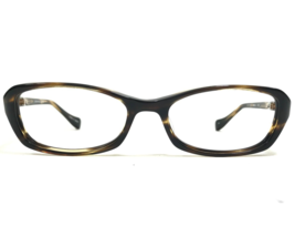 Oliver Peoples Eyeglasses Frames Marcela COCO Brown Horn Oval 51-17-135 - £29.72 GBP