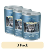 (3 pack) Wet Dog Food, Turkey &amp; Chicken Grill, 12.5-oz. Can - $53.76
