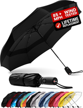 REPEL Windproof Travel Umbrella - Compact &amp; Withstands Winds up to 85MPH - $34.95