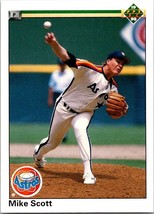 1990 Upper Deck Mike Scott #125 Houston Astros Baseball Card - £1.40 GBP