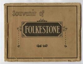 Souvenir of Folkestone Dennis &amp; Sons Photo Album 1910's - $37.62