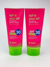 B Tan Spf Is Your Bff Sunscreen Lotion 30 With Jojoba  Argan Oil 7 OZ Lo... - $14.46
