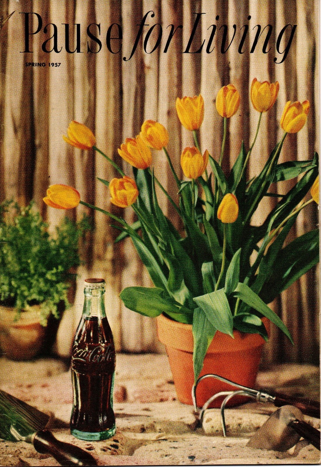 Coca Cola Pause for Living Magazine Spring 1957 The Party Picture - $6.79