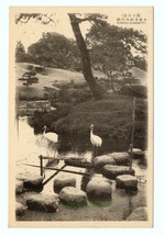 Antique PC Suizenji Kumamoto Japan Park Wildlife Landscape Early 1900s - £7.05 GBP