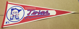 Minnesota Twins Pennant 1983 Win Twins Shaking Hands River Old School Vi... - £19.08 GBP