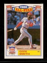 Vintage 1989 Topps ALL-STAR National Baseball Card #16 Ozzie Smith Cardinals - £6.69 GBP