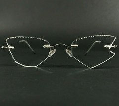 Silhouette Eyeglasses Frames M7432 /15 6065 Gray Angular Rimless 50-21-140 - $111.99