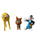 Random Toy Lot 3 Pc: Adventure Time, Scooby Doo, Sylverster Cat Space Jam - €6,80 EUR