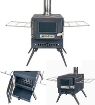 Portable Carbon Steel Stove For Outdoor Cooking And Heating, Solowilder ... - $103.97