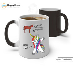 Personalized Mug 50th Birthday Gifts for Husband Funny Coffee Mug for Hu... - $24.65+