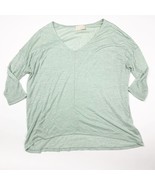 Kerisma Womens Blouse Green Size S/M Pullover Long Sleeve Viscose Top - ... - $265.91 MXN