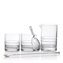 Crafthouse by Fortessa 5 PC Mixing Set Pitcher 2 DOF  bar spoon + Strainer NEW - £79.92 GBP