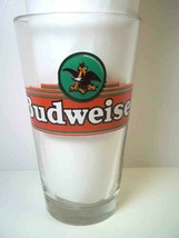 Pint Beer Glass Budweiser Anheuser-Busch logo &quot;Official Product&quot; - £5.39 GBP