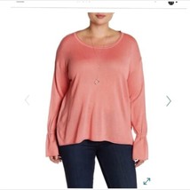 14th &amp; Union Nordstrom Women’s Lightweight Coral Pullover Sweater 0x XL - £12.40 GBP