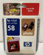 HP Inkject Print Cartridge 58 Photo  C6658AN New in Package Expires July... - £10.04 GBP