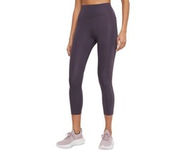Nike Womens Epic Fast Crop Leggings size Medium Color Raisin/Reflective Silver - £43.02 GBP