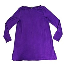 Eileen Fisher Oversized Tunic/Dress Purple Pullover Women&#39;s Medium - £27.38 GBP