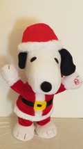 Gemmy PEANUTS Musical Christmas Waddler Snoopy Santa - £19.97 GBP