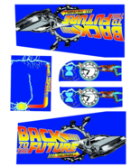 Back to the Future Data east Arcade1up Pinball Design Decal Pinball viny... - $70.00+