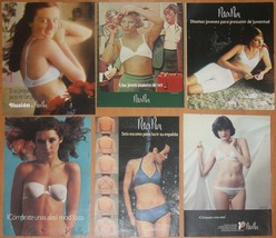 Peter pan 6x 1970s England ads intimates lingerie sexy models advertising AD - £6.86 GBP