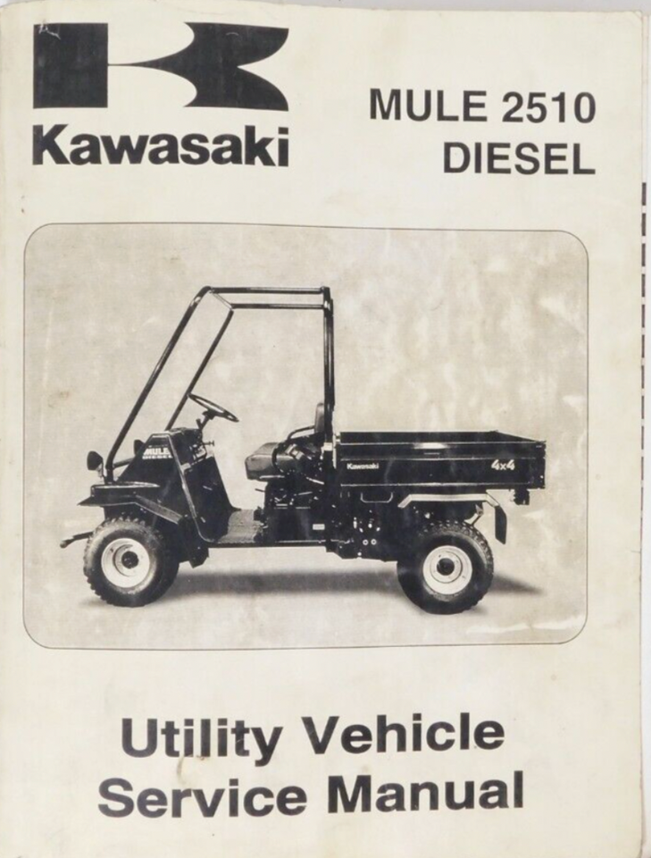 Kawasaki MULE 2510 Diesel Utility Sxs Service Manual 99924-1251-03 KAF950-A3 ... - $89.82