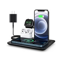 Trexonic 4 in 1 Fast Charge Wireless Charging Station - £53.74 GBP