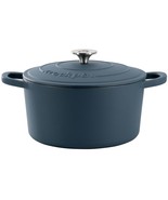 Crockpot Artisan 5 Quart Enameled Cast Iron Dutch Oven in Matte Navy Blue - €120,90 EUR