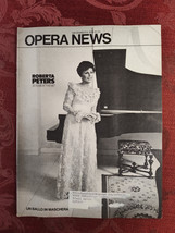 Rare METROPOLITAN OPERA NEWS Magazine December 6 1975 Roberta Peters - $22.52 CAD