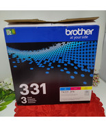 Brother TN331 3PK Cyan Magenta Yellow Toner Cartridges Genuine - NEW Ope... - $1,405.56 MXN
