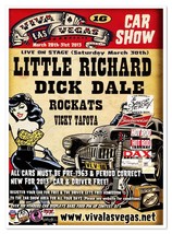 Viva Las Vegas Car Show Little Richard 2013 Full-Page Print Magazine Hot Rod Ad - £7.66 GBP