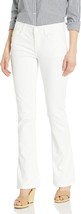 Democracy Jeans Womens 14 Ab Solution Itty Bitty Boot Cut White Stretch NWT - £23.32 GBP