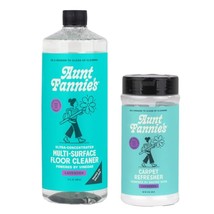 Bundle: Floor Cleaner Vinegar Wash, Lavender + Carpet Refresher, Lavender - £26.20 GBP