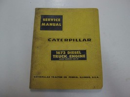 Caterpillar 1673 Diesel Lkw Motor 70B1 74B1 Up Service Manuell Ordner Fl... - $49.94
