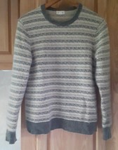 Club Monaco Womens Size M Long Sleeve Gray Pullover Sweater U5 - $659.31 MXN