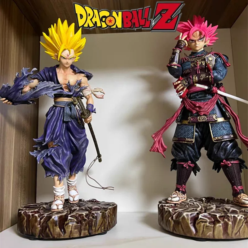 31cm Sculpture Dragon Ball Figure Lk Samurai Series Rose Goku Action Figure - $82.22+