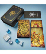 Gold Foil Tarot Deck, Antique Luxury Tarot Cards, Premium Divination Gif... - $51.78