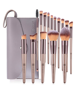 Makeup Brushes 15PCS Champagne Gold Professional Makeup Brush Set Founda... - $20.27 CAD