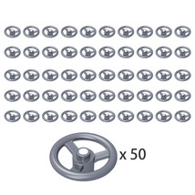 50x Pearl Light Gray 2819 Steering Wheel ∅24/Steering Wheel w. 3 Studs Diameter - £7.41 GBP