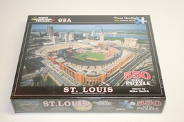 2006 White Mountain Jigsaw Puzzles, St Louis Cardinals Stadium, 550 Piec... - $16.82