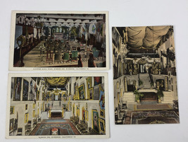 3 x antique greeting postcards Mission Inn Riverside California Rare Find *VGC* - £7.87 GBP