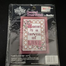 Bucilla Gallery of Stitches &quot;Home is a Haven&quot; Cross Stitch Kit Size 5 x ... - £7.86 GBP