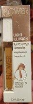 Flower Light Illusion Full Coverage Concealer Weightless Crease Proof D2-3 Deep - £4.66 GBP