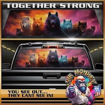 Together Strong - Truck Back Window Graphics - Customizable - $55.12+