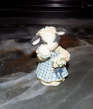 Mary&#39;s Moo Moos Wedding Collection &quot;Milk Maid of Honor&quot; Girl Cow Figurine - $16.56