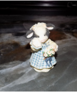 Mary&#39;s Moo Moos Wedding Collection &quot;Milk Maid of Honor&quot; Girl Cow Figurine - $314.75 MXN