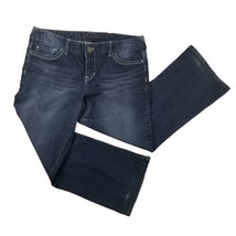 Maurices Jeans Womens Sz 15 / 16  XShort Dark Stretch Boot Cut Mid Rise W37 L27 - £19.41 GBP