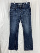BKE Jeans Men&#39;s Blue Aiden Denim size 29x32.5 Faded Stretch - £26.03 GBP